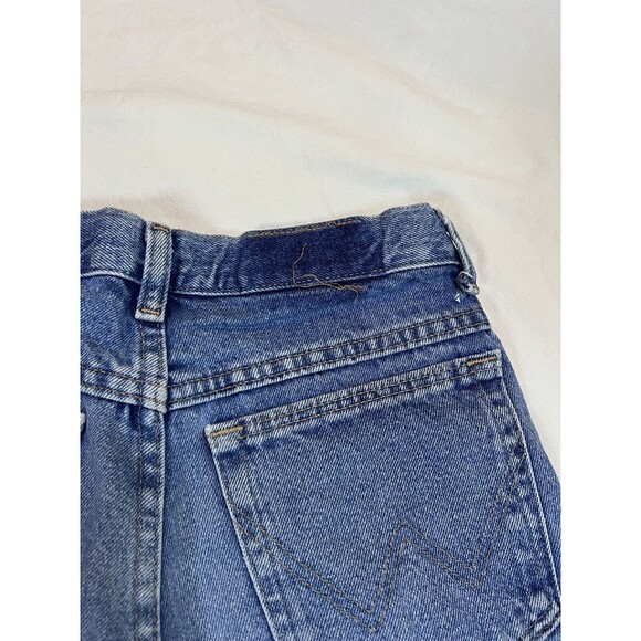 WRANGLER Straight Leg Jeans Blue Adjustable Waist Medium Wash | Boys Size 14 - Picture 16 of 16